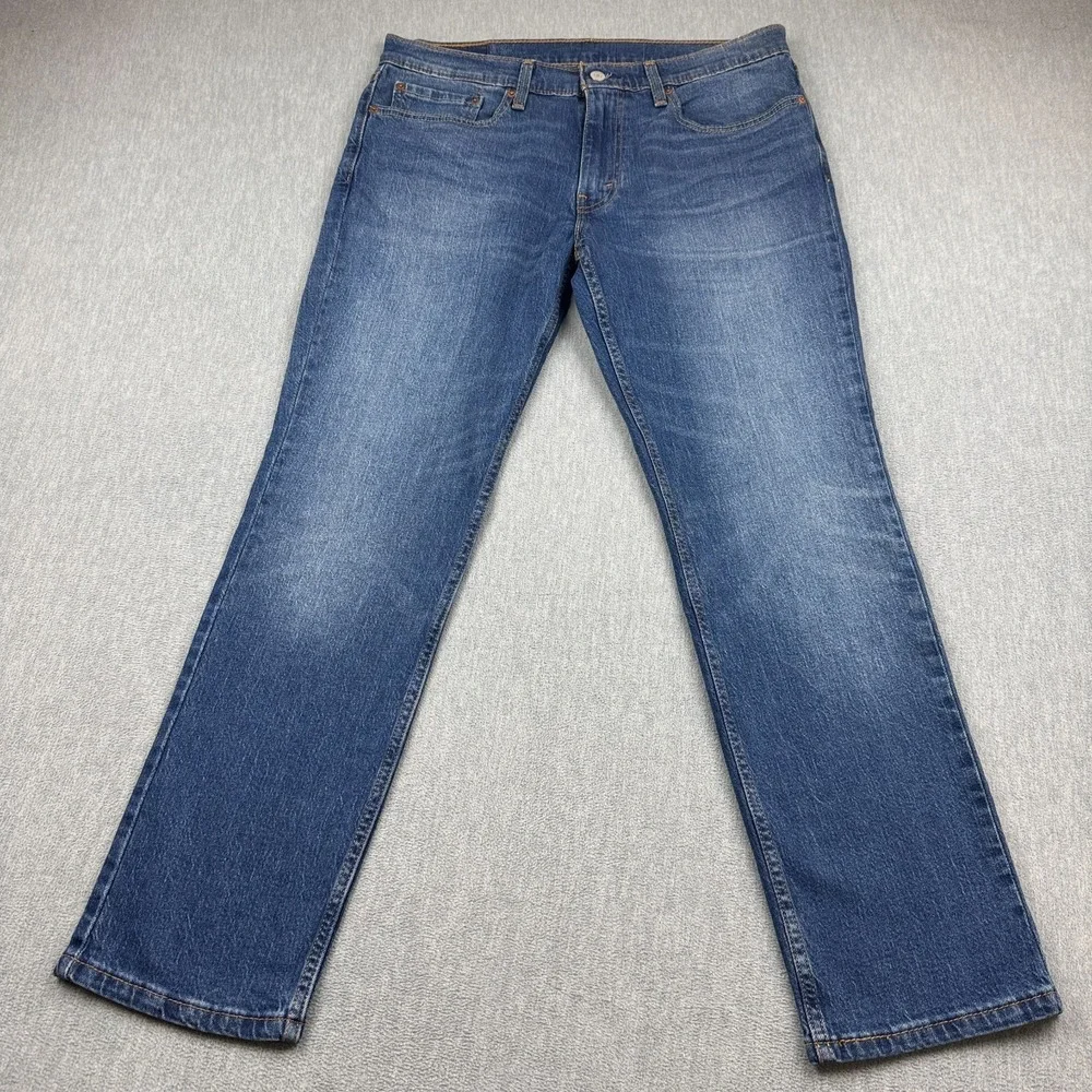 Levis 511 Jeans Men 34X30 Blue Slim Straight Leg Fit Denim Pants Classic Utility